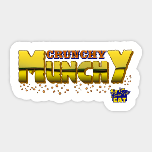 Crunchy Munchy Rumble Parody Sticker